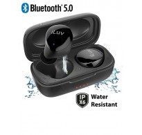 Ασύρματα ακουστικά Bluetooth 5.0 IPX6 αδιάβροχα Μαύρα